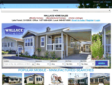 Tablet Screenshot of manufacturedhomesorangecounty.com